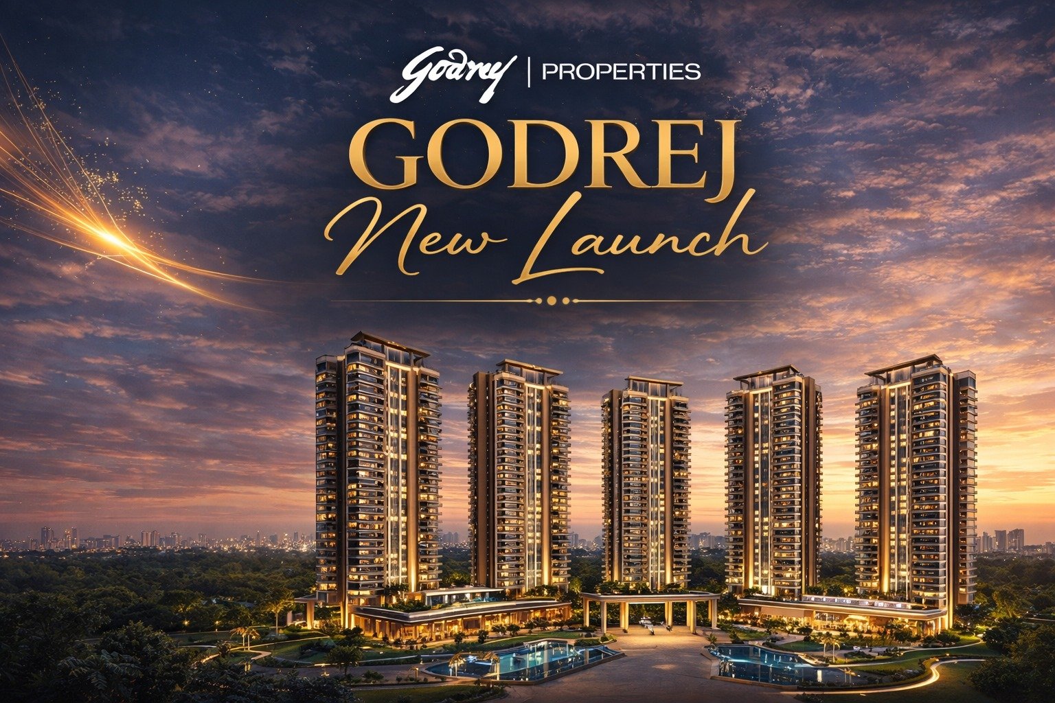 Godrej New Launch luxury residential project with premium high-rise towers in Gurgaon featuring modern architecture and luxury amenities